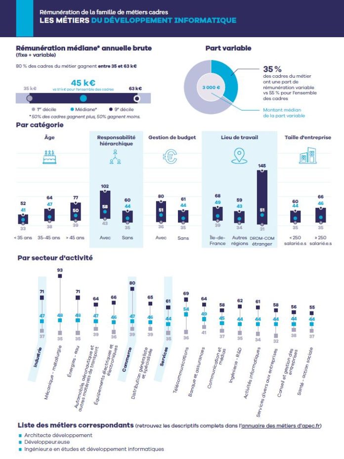 Les Salaires Des D Veloppeurs Du Bi Du Big Data Et De La